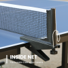 Table Tennis Table - 15mm Professional MDF Indoor Table Tennis Table with Table Tennis Net and Bats etc. Quick Assembly, Single Training Table, 108"L