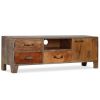 TV Stand Solid Wood Vintage 46.5"x11.8"x15.7"