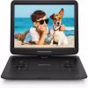 DEVINC 17.9" Portable DVD Player with 15.6" HD Swivel Screen, Support Multiple DVD CD Formats/USB/SD Card/Sync TV, 6 Hours Rechargeable Battery, Car C