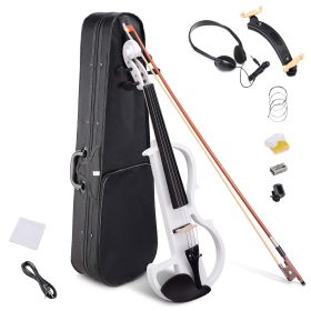 4/4 Violin Electric Violin(right hand)white