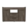 Sideboard Perssiu, Living Room, Dark Walnut