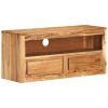 TV Stand 34.6"x11.8"x15.7" Solid Wood Acacia
