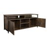 TV Stand ; Modern Wood Universal Media Console with Metal Legs; Home Living Room Furniture Entertainment Center; espresso