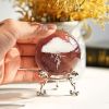 1pc Thunder Cloud Round Holiday Gift Desktop Home Creative Crystal Ball Small Ornaments, Living Room Bedroom Decoration Crafts, Home Decor,Christmas G