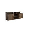 TV Stand ; Modern Wood Universal Media Console with Metal Legs; Home Living Room Furniture Entertainment Center; espresso