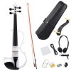 4/4 Violin Electric Violin(right hand)white