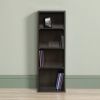 Beginnings Multimedia 4 Shelf Storage Tower Cinnamon Cherry