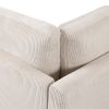 U_STYLE 5 Pieces L shaped Sofa with Removable Ottomans and comfortable waist pillows