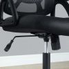 Ergonomic Office Chair with Adjustable Headrest, Black Fabric, 275 lb capacity