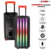 5 Core Bluetooth Speaker Karaoke Machine ‚Ä¢ 10" 3 Way Speaker ‚Ä¢ Portable Singing PA System ‚Ä¢ w DJ Light ‚Ä¢ FM + TWS + USB + SD Card + AUX + REC