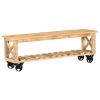 TV Stand 51.2"x11.8"x16.5" Rough Mango Wood