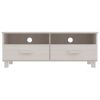 TV Stand HAMAR White 41.7"x15.7"x15.7" Solid Wood Pine