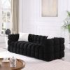 84.3 length ,35.83" deepth ,human body structure for USA people, marshmallow sofa,boucle sofa ,White color,3 seater