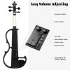 4/4 Violin Electric Violin(right hand)Black