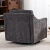 Large swivel chair, upholstered armchair, modern chair, skin-friendly gradient color linen fabric, comfortable to sit. Suitable for reception living r