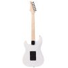 ST Stylish Electric Guitar with Black Pickguard White