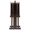 Dylan 5-Pc Oversize Snack Table Set; Espresso