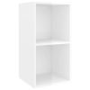 Wall-mounted TV Cabinets 4 pcs High Gloss White Engineered Wood