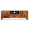 TV Stand Solid Wood Vintage 46.5"x11.8"x15.7"