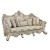 ACME Danae SOFA W/7 PILLOWS Fabric, Champagne & Gold Finish LV01193