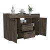 Sideboard Perssiu, Living Room, Dark Walnut