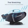 Massage Chair 4D Massage Chair Recliner, Zero Gravity Full Body Airbag Massage Chair with Body Scan Bluetooth Heat Touch Screen Foot Roller Handrail S