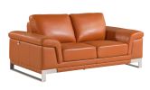 Top Grain Italian Leather Loveseat