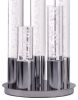 5 Lights Acrylic Cylinders Table Lamp Integrated LED, Dimmable