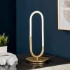 Led Single Clip Table Lamp Dimmer: 3 way Touch, Sandy Gold