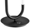 Led Single Clip Table Lamp Dimmer: 3 way Touch, Black