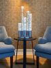 5 Lights Acrylic Cylinders Table Lamp Integrated LED, Dimmable