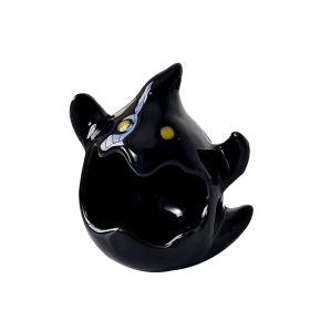 Ghost Ashtray Unique Smoking Accessory for Desk Home Decor (Color: Black)