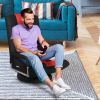 360-Degree Swivel Gaming Floor Chair with Foldable Adjustable Backrest