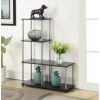 41.75" Designs2Go 4 Tier Multi Shelf L Bookshelf