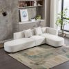 L-Shaped Sectional Luxury Modern Style Living Room Upholstery Sofa