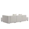 L-Shaped Sectional Luxury Modern Style Living Room Upholstery Sofa