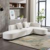 L-Shaped Sectional Luxury Modern Style Living Room Upholstery Sofa